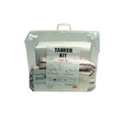Immagine di Kit contiene: 50 fogli T151 (48 cm x 43 cm); 2 mini-barriere T4 (7,5 Ø m x 120 cm); 1 sacchetto per lo smaltimento e laccio; 1 manuale smaltimento, etichetta. Capacità di assorbimento: 30 litri